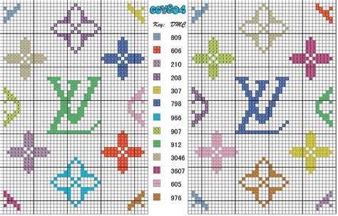 louis vuitton cross stitch pattern|Louis Vuitton Cross Stitch .